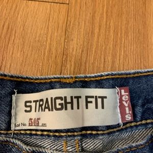 Levi's Shorts - LEVI’S 505 Dark Wash Raw Hem High Rise Jean Shorts Levi's Shorts - LEVI’S 505 Dark Wash Raw Hem High Rise Jean Shorts